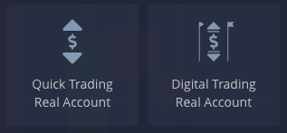 quick trading binary options